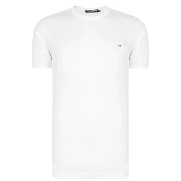 Dolce & Gabbana Logo Plaque T-shirt White