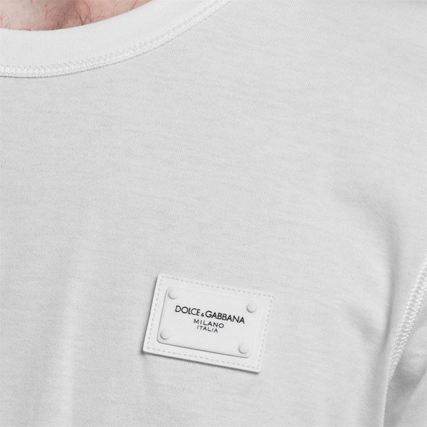Dolce & Gabbana Logo Plaque T-shirt White