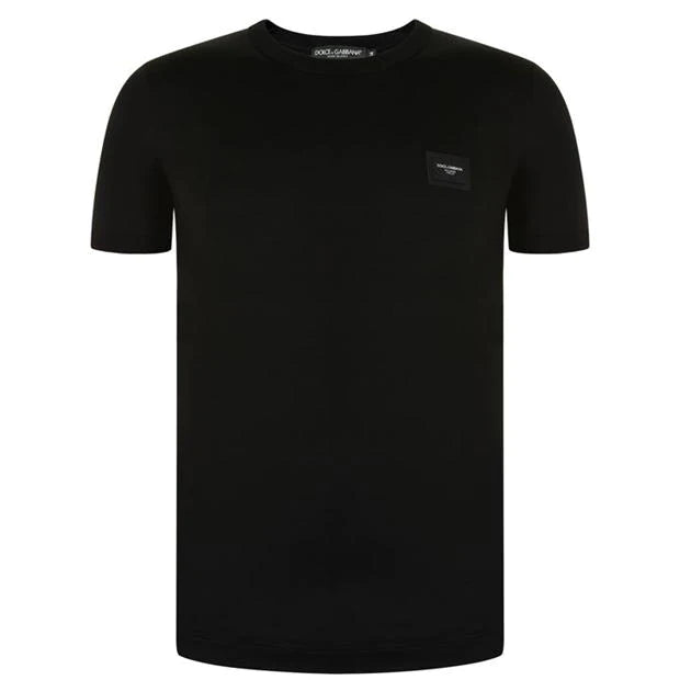 Dolce & Gabbana Logo Plaque T-shirt Black